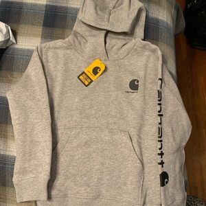 Carhartt boys Grey Hoodie Sweater